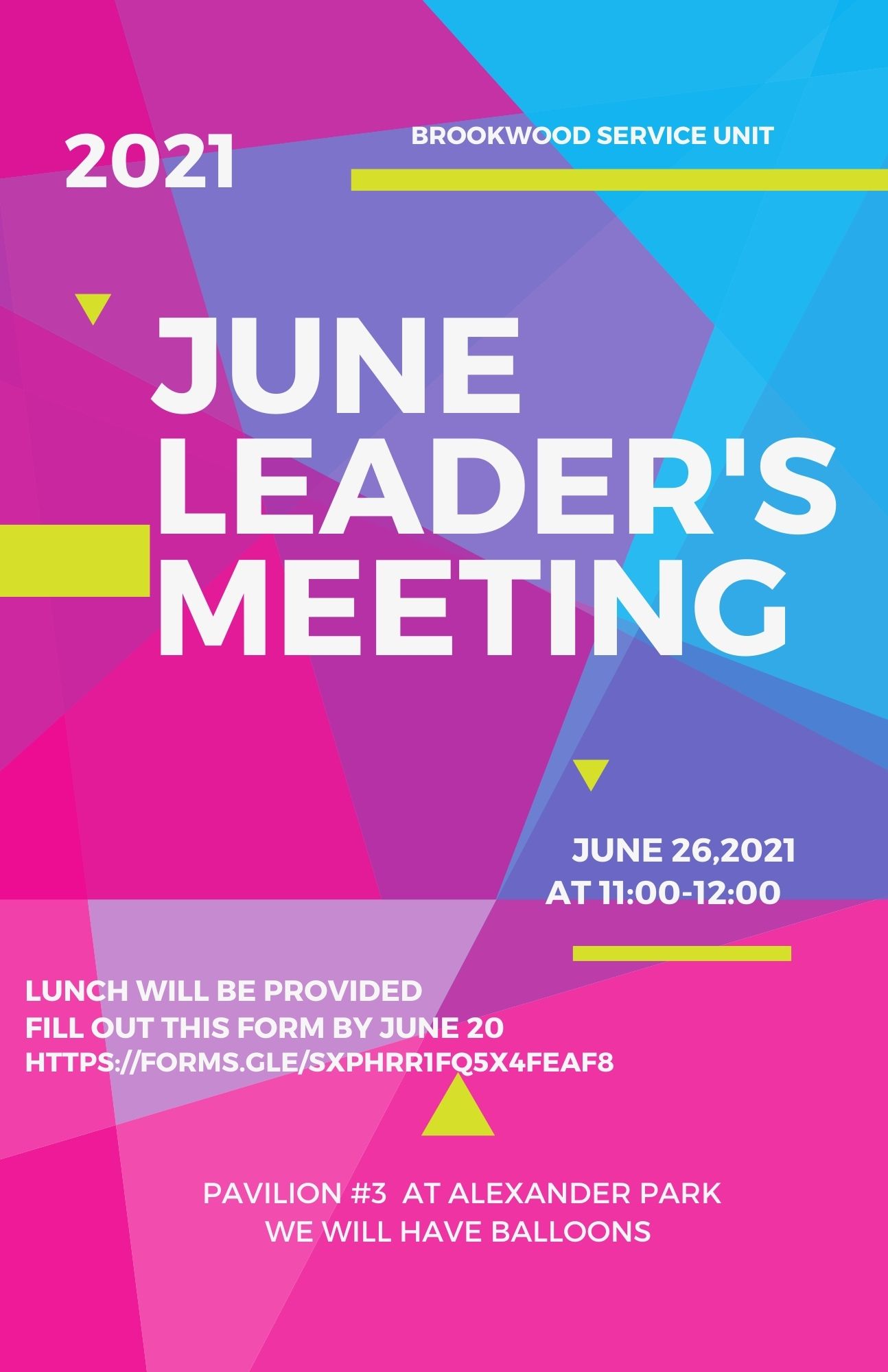 June Leaders Meeting